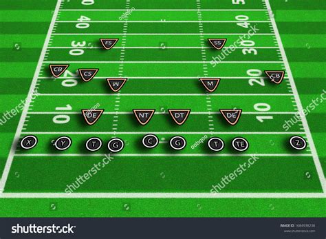 Team Play Strategy Scheme Football Game Stock Illustration 1684938238 ...