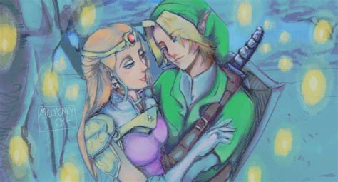 Ocarina of Time Zelda and Link by McChonkyArt on DeviantArt