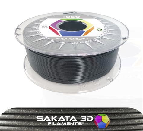 Muestra Filamento Sakata Pla Magic Coal