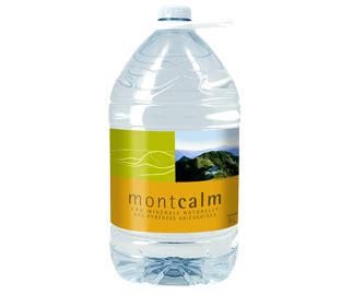 Eau Min Rale Naturelle Montcalm Bidon L