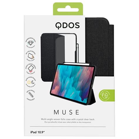 Funda Qdos Folio Muse Para Ipad Air Gris Transparente Funda