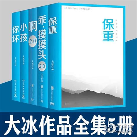 正版 大冰作品集全集全套5册你坏乖摸摸头啊20小孩保重 大兵的书籍短篇小说集故事集 现当代文学书籍小蓝书系列小说大冰孔夫子旧书网