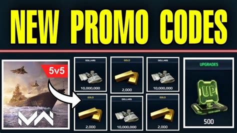 New Modern Warships Promo Code October Modern Warships Codes