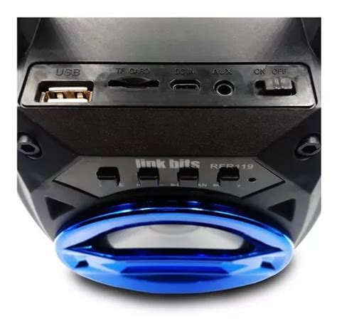 Bocina Bluetooth Recargable Usb Fm Va L Link Bits Full Mercadolibre