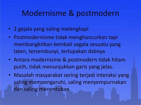 PPT Postmodernisme Dan DUNIA Haruki Murakami PowerPoint Presentation