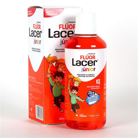 Lacer Junior Colutorio Sabor Fresa 500ml Farmacia Jiménez