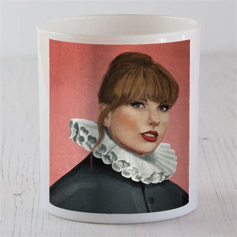 Taylor Renaissance Portrait Illustration Scented Candle T Designed