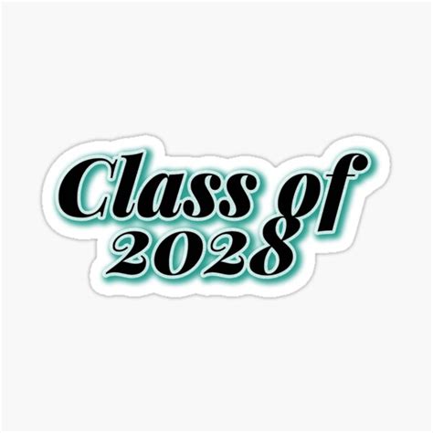 Class Of 2028 Sticker For Sale By Randomolive Redbubble