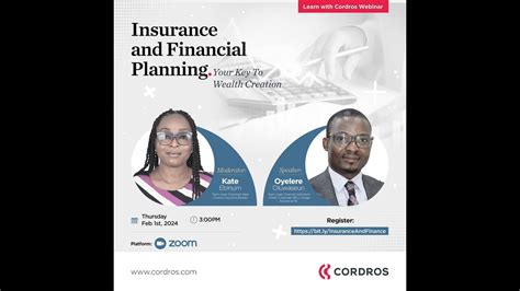 Free Webinar Insurance And Financial Planning Your Key To Wealth