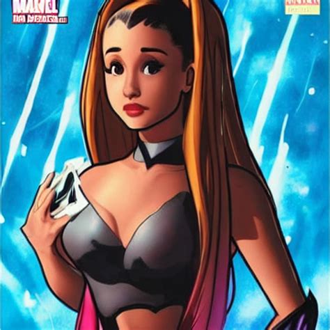 Krea Ai Ariana Grande In Marvel Comics