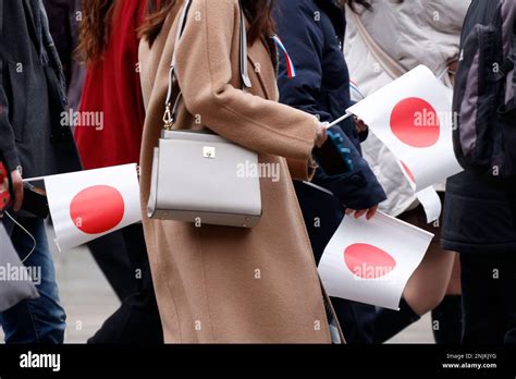 Tokyo Japan Th Mar People Enter The Imperial Palace To