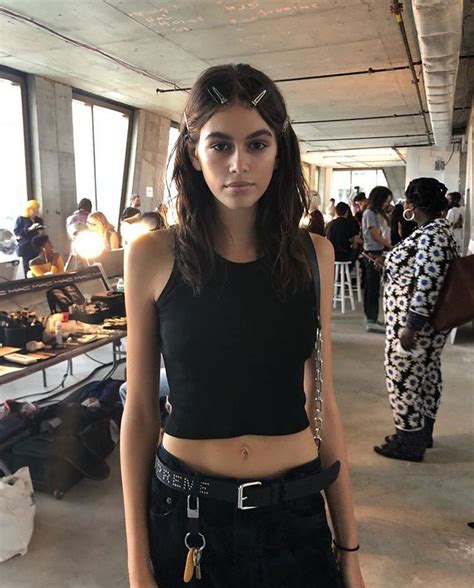 Kaia Gerber Updates On Instagram “via Daniokon Backstage At R13