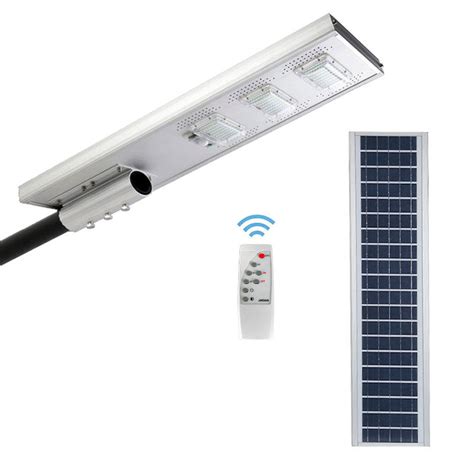 Luminária Solar 150 W All in One para postes de 6 a 8 m 4 500 Lúmens