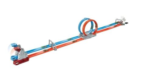 Hot Wheels Double Loop Dash Track Set