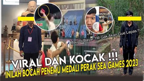 KOCAK VIRAL INILAH BOCAH PENEMU MEDALI PERAK DARI JONATHAN KHEMDE