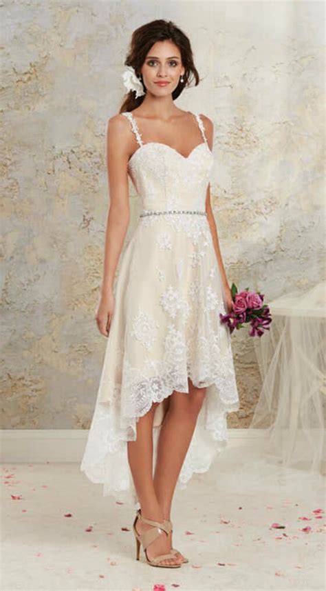 Amazing Short Wedding Dress For Vow Renewal