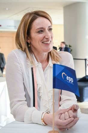 Roberta Metsola Malta President European Parliament Editorial Stock