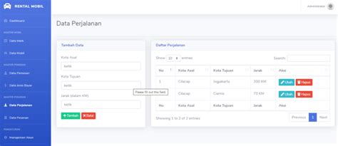 Source Code Aplikasi Rental Mobil Menggunakan Php Mysql Source Code