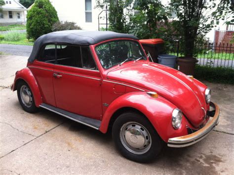 1968 VW Beetle convertible for sale in Peoria, Illinois, United States