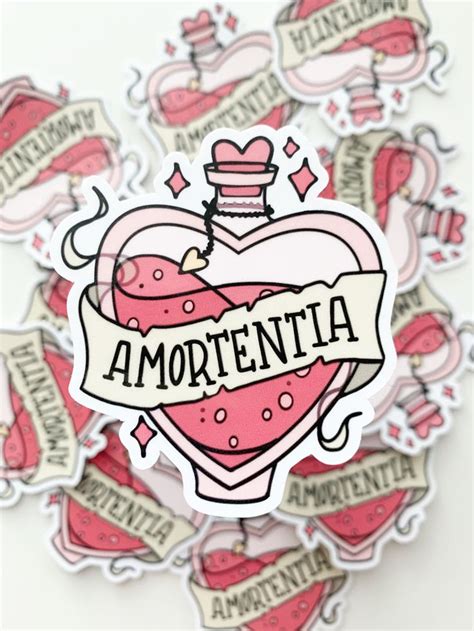 Amortentia Potion Vinyl Sticker Potions Sticker Love Potion Potions