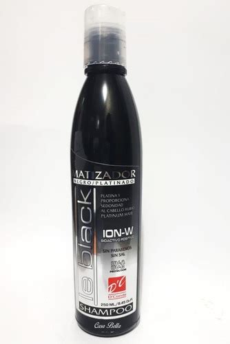 Shampoo Negro Matizador Le Black Sin Sal Ni Parabenos Ml Casabella