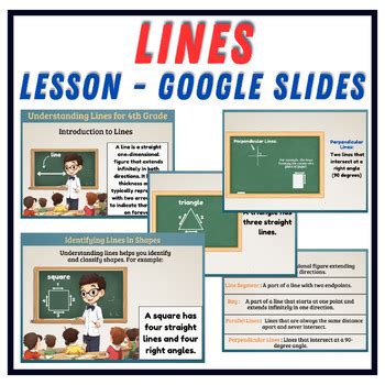 Types Of Lines Straight Line Horizontal Line And Ray Task Cards