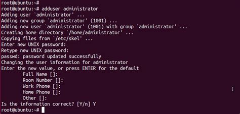 The Adduser Command Creating New Users In Ubuntu Linux