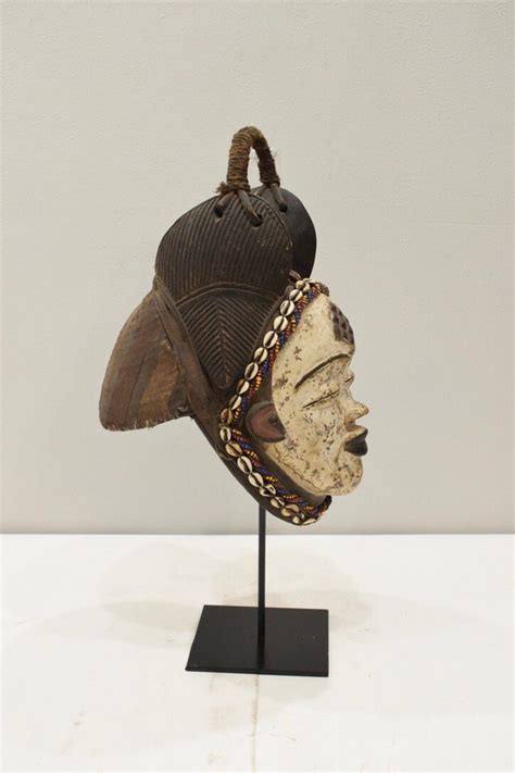 African Punu Tribe Female Mask Gabon