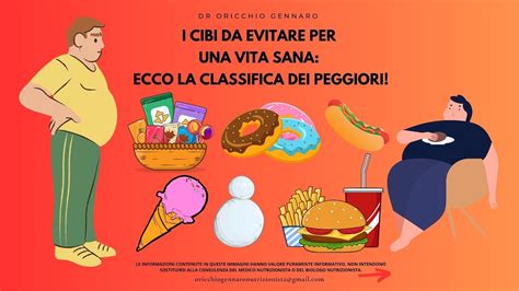 I CIBI DA EVITARE PER UNA VITA SANA ECCO LA CLASSIFICA DEI PEGGIORI