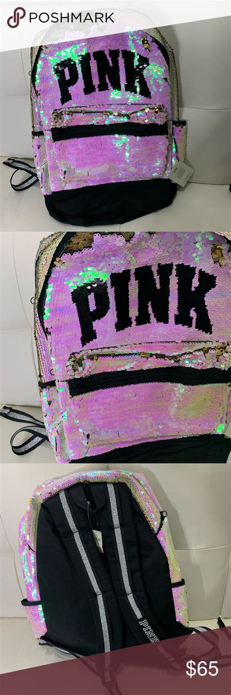 Vs Pink Campus Backpack Bling Vs Pink Campus Victoria Secret Pink Bags Backpack Bling