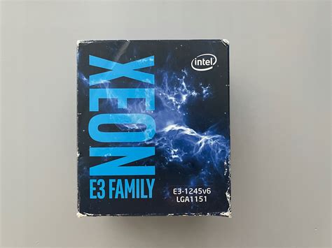 Procesor Intel Xeon E3-1245 v6 (pamięć podręczna 8 MB, 3,70 GHz) LGA ...