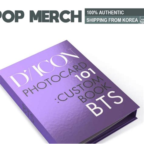 DICON PHOTOCARD 101 CUSTOM BOOK BTS Announcements On Carousell