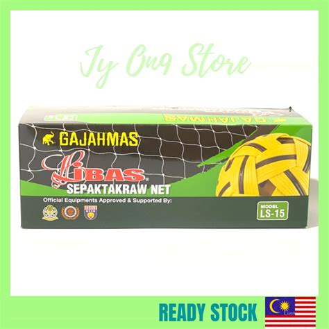 Gajahmas Sepaktakraw Net LS 15 Jaring Sepaktakraw Shopee Malaysia