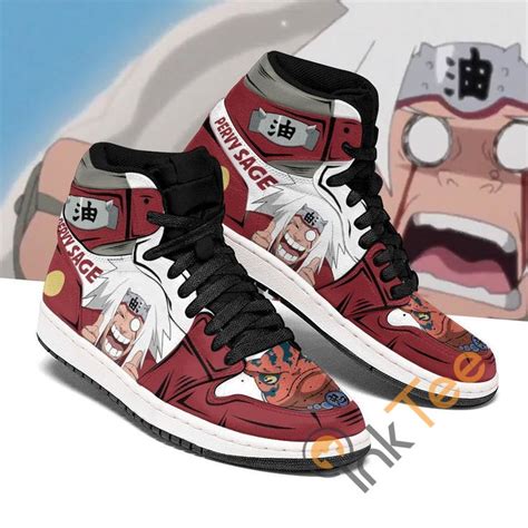 Naruto Jiraiya Funny Face Costume Naruto Anime Amazon Air Jordan Shoes ...