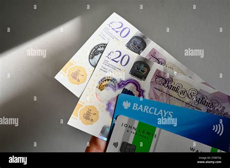 Two Twenty Pound Notes Barclays Debit Card And John Lewis Credit Card