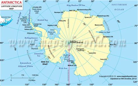 #Antarctica #Latitude and #Longitude #Map Latitude And Longitude Map ...