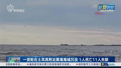 一货轮在土耳其附近黑海海域沉没 1人死亡11人失联手机新浪网