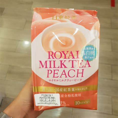 ชานมกลนพช Nittoh Royal Milk Tea Peach 140g Shopee Thailand