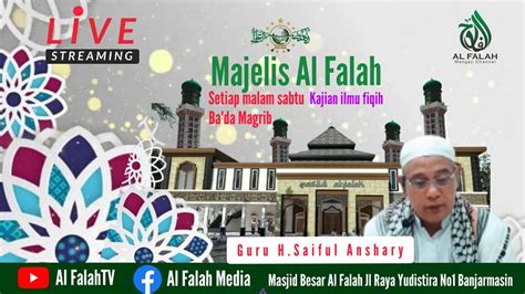 Kajian Ilmu Fiqih Gr H Saiful Anshary Tema Mustahik Zakat Youtube