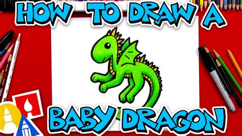 How To Draw A Cute Dragon For Kids