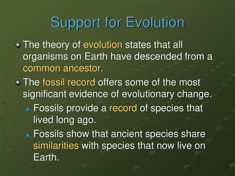 152 Evidence Of Evolution Main Idea Multiple Lines Of Evidence