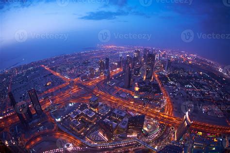 Dubai night skyline 11295786 Stock Photo at Vecteezy