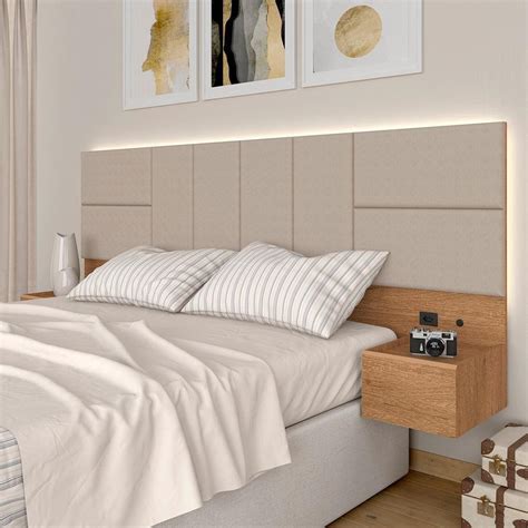 Cabeceira De Cama Queen Led Pontofrio