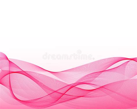 Fondo Abstracto Ondulado Rosado Stock De Ilustraci N Ilustraci N De