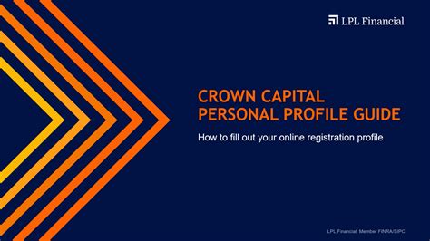 Crown Capital Profile Submission Guide On Vimeo