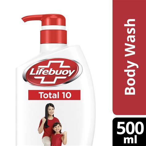 Lifebuoy Sabun Mandi Cair Total 10 500 Ml Sabun Antibakteri Sabun