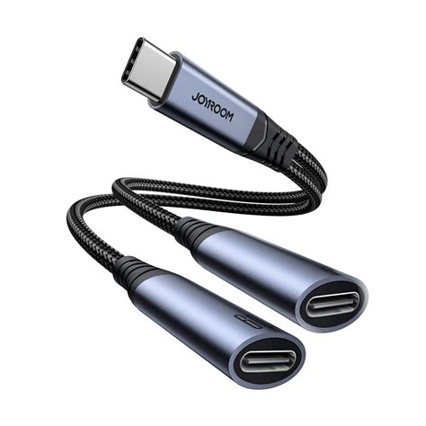 Joyroom In Nisovitin Usb C Kaksois Usb C Kaapeli Musta