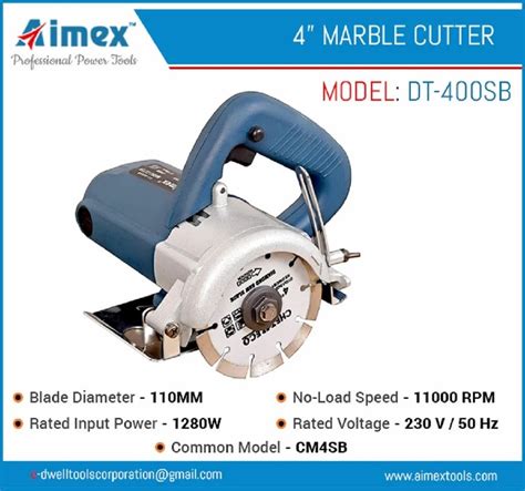 Rpm Cm Marble Cutter Sb Model Dt Sb W Inch At