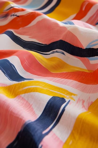 Spring Stripes Abstract Duvet Cover In Contemporary Refreshing Hues