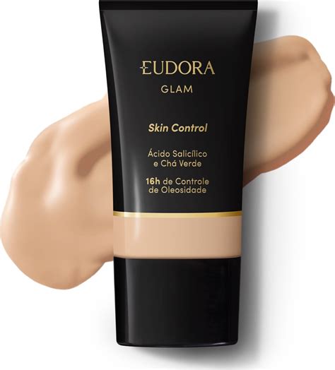 Base Líquida Eudora Glam Skin Control Beleza Na Web